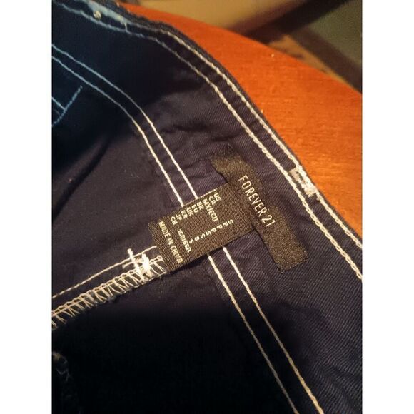 Forever 21 Cotton Cargo Pants - Size: S (1116) - Picture 2 of 6